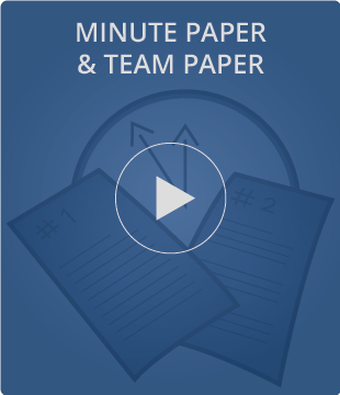 Minute Paper and Team Paper Video